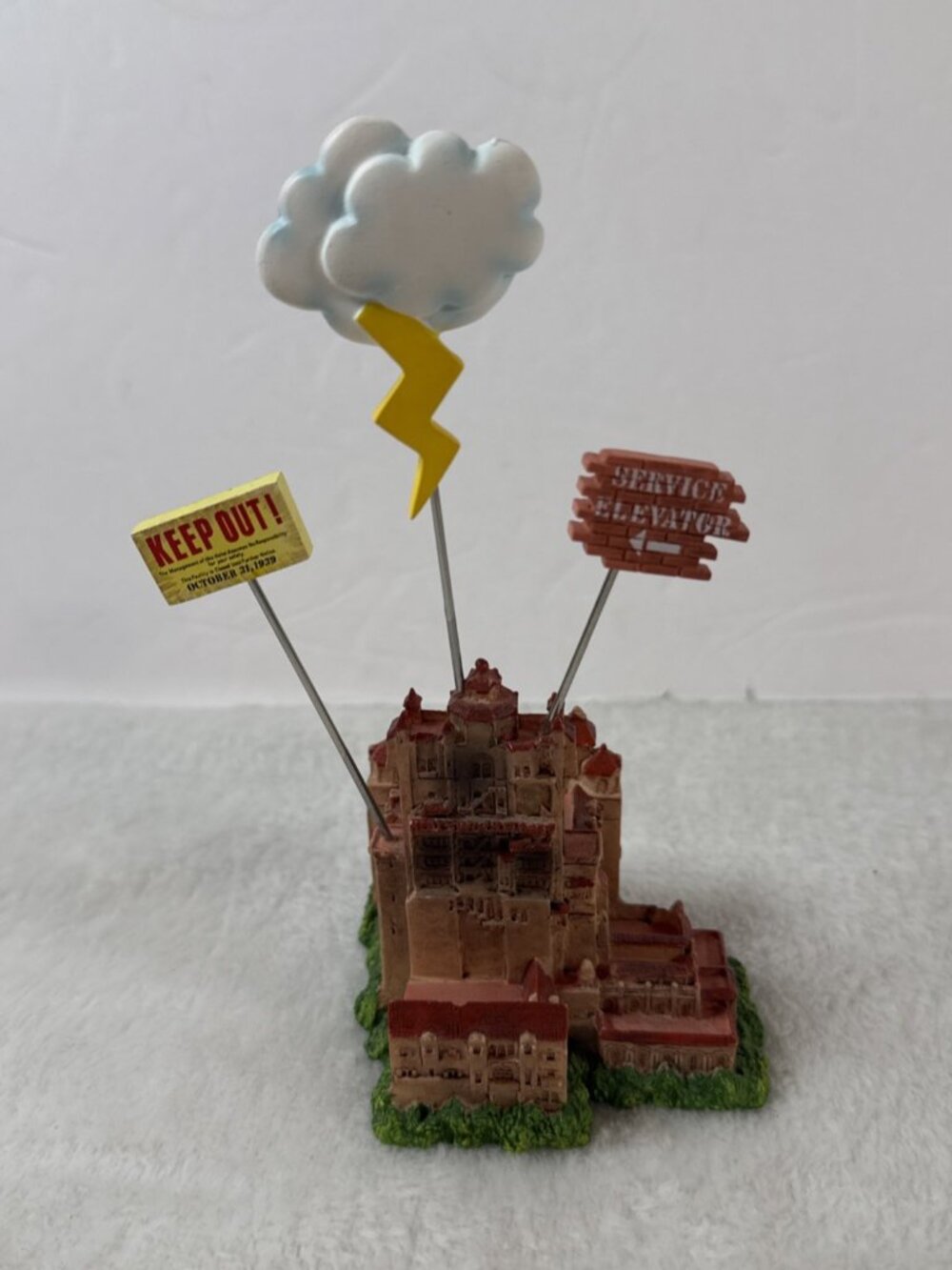 Vintage Disney MGM Studios Twilight Zone Tower of Terror Resin Memo Clip Holder